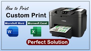 What is the use of custom print? | How to use custom print in Word? | How do I print a custom image?