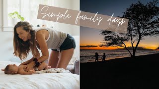 a simple day in our vegan family Hawai'i life