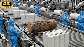 From Pine Trees to Your Ass-Wiping Tissue: The Brutal Factory Process They Don't Want You to See!