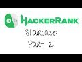 HackerRank Staircase Javascript Part 2