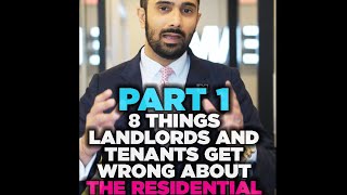 PART 1: 8 things Landlords and Tenants get wrong about the Residential Tenancies Act!