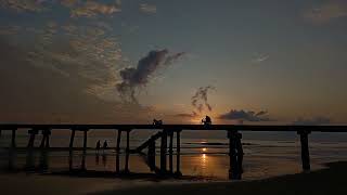 Malindi Jetty Pier Butwani Bridge Golden Beach Morning Sunrise Mnarani Road Buntwani Waterfront