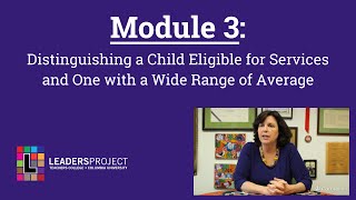 NYCDOH Module 3: Distinguishing a Child Eligible for Services: Case Study Videos