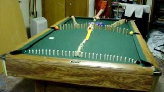 the awesome domino pool shot