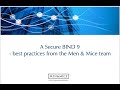 A secure BIND 9 – best practices