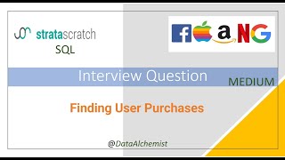 Finding User Purchases | Medium | StrataScratch | SQL | Solution | Interview Problem