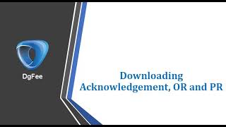 Downloading Receipts | Hablar Direct | DgFee Tutorial