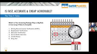 Background Checks: Is Fast, Accurate, & Cheap Achievable?  SAFERupdates Video Podcast