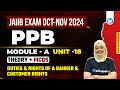 JAIIB Oct 2024 | JAIIB PPB English Medium | Module A Unit 16 | JAIIB Exam Preparation 2024 | Afreen