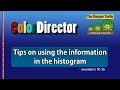 ColorDirector - Tips on using the historgam