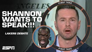 BUT LET ME SPEAK❗ Shannon Sharpe takes on JJ Redick & Stephen A. in a Lakers deb