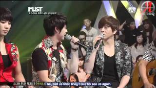 {SINAQ} 110809 MBLAQ on Mnet  MUST (1/2)