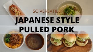 EASY MEAL PREP ★Japanese Style Pulled Pork★ Stay-at-home Recipe