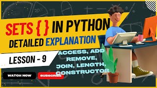 Sets in Python | Python for Beginner | Add Remove Join Access Sets Items | Python Tutorial