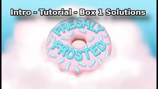 Freshly Frosted - Intro - Tutorial - Box 1 Solutions