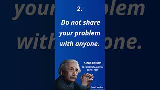5 Things Never Share With Anyone | Albert Einstein