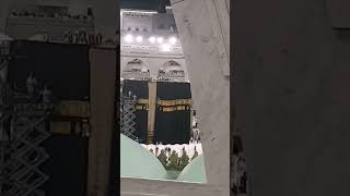 changing The cover of the kaaba🕋🕋❤️❤️# haram #kaaba