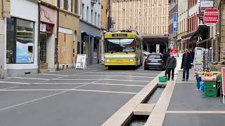 Beautiful last old Trolleybus in Neuchâtel, Switzerland