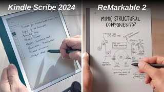 Kindle Scribe 2024 vs ReMarkable 2 | Best Digital Notebook for 2024?