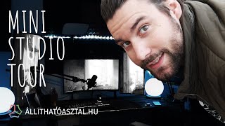 Mini stúdió tour \u0026 az új állítható asztal 2021