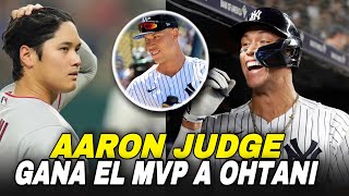 AARON JUDGE LE GANA EL MVP A SHOHEI OHTANI, AMERICAN LEAGUE MVP IS A YANKEE - MLB BASEBALL
