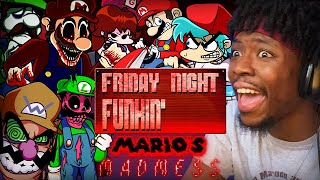 Welp... Mario chose violence | Friday Night Funkin  Mario's Madness Mod 