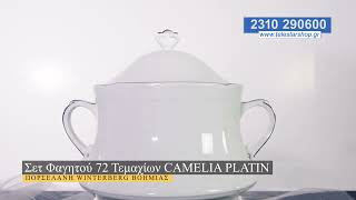 Σετ Φαγητού 72 Τεμαχίων CAMELIA PLATIN