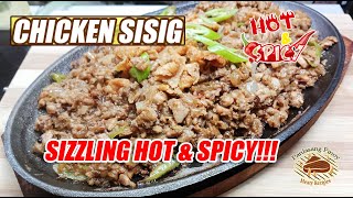 SIZZLING CHICKEN SISIG 🔥 TASTY SISIG AND EASY TO MAKE