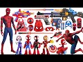 Marvel Spider-Man series unbox, popular Spider-Man action dolls, Marvel popular electric toy guns