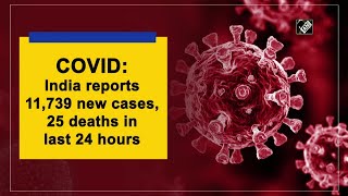 COVID: India reports 11,739 new cases, 25 deaths in last 24 hours