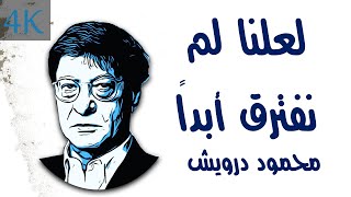 لعلنا لم نفترق أبداً | محمود درويش Mahmoud Darwish