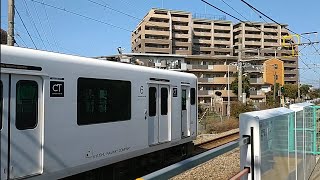 313：JR九州305系[本ｶﾗ]W2 筑肥線490C普通福岡空港行き 下山門駅発車