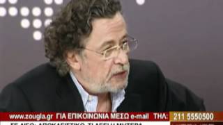 25.5.2012 Ο Στέφανος Μάνος στην εκπομπή Ζούγκλα