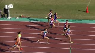 20181111鞘ヶ谷記録会 中2女子100m決勝第2組