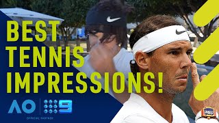 The world's best tennis impressions | Wide World of Sports