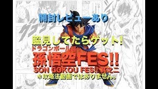 UFOキャッチャー孫悟空FES!!其之二 脇見してたら落ちていた!?