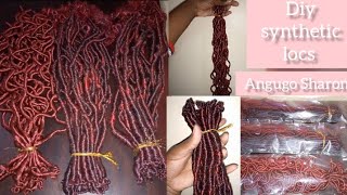 How to turn braiding hair into synthetic locs/DIY faux locs