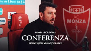 CONFERENZA STAMPA | Le parole di Mister Bocchetti prima di Monza - Fiorentina