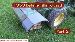 Making a 1959 Bolens Tiller Guard Part2