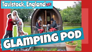 OUR HOLIDAY GETAWAY | LIVING IN A GLAMPING POD| TAVISTOCK ENGLAND