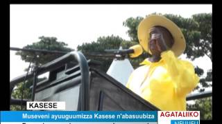 Museveni ayuuguumizza Kasese n’abasuubiza