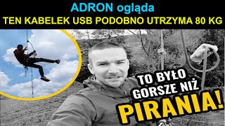 ADRON ogląda ADBUSTER - TEN KABELEK USB PODOBNO UTRZYMA 80 KG