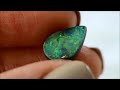 2.10ct brilliant gem solid black opal 050