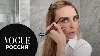 Екатерина Варнава показывает свой макияж для съемок | Vogue Россия