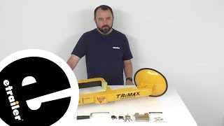 etrailer | Trimax Heavy Duty Adjustable Wheel Lock with Padlock Feature Review