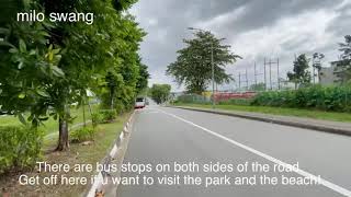 Simple bus guide to Sembawang Park \u0026 Beach.Take 882 from Sembawang Interchange.A loop bus service.