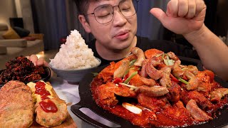 SUB 곱도리탕 먹방 쌉싸래한 고들뺴기김치까지 대박 레전드 먹방 dak doritang mukbang Legend koreanfood eatingshow asmr kfood