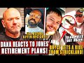 Dana White REACTS to Jon Jones RETIRING after UFC 309! Holloway ACCUSES UFC of protecting Topuria!