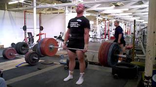 220kg deadlift x 5 reps touch n go