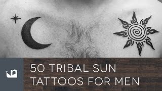 50 Tribal Sun Tattoos For Men